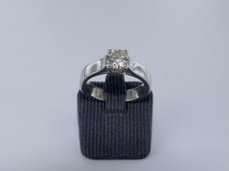 Solitaire corps large or blanc femme