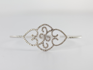 Bracelet Diamants or blanc