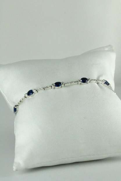 bracelet saphirs et diamants