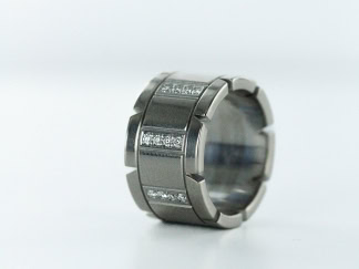 Bague Tank de Cartier en or blanc et diamants