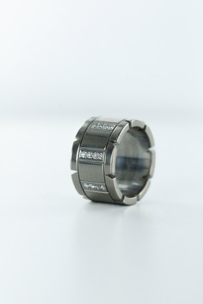Bague Tank de Cartier en or blanc et diamants