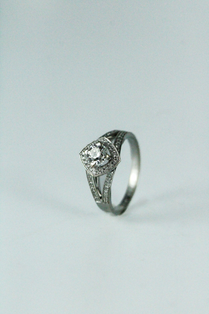 Solitaire "Love My Love" Mauboussin, diamants, or blanc